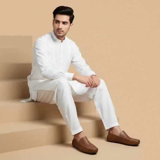 Leather Tunnel up tan-1164