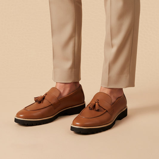 Casual Tassel Tan-020