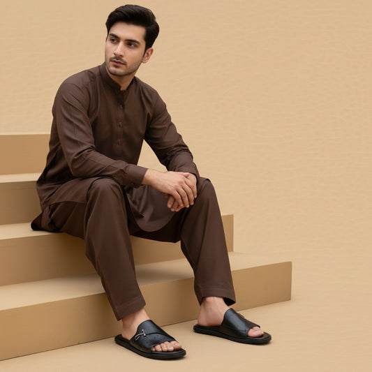 Leather double upper-3003