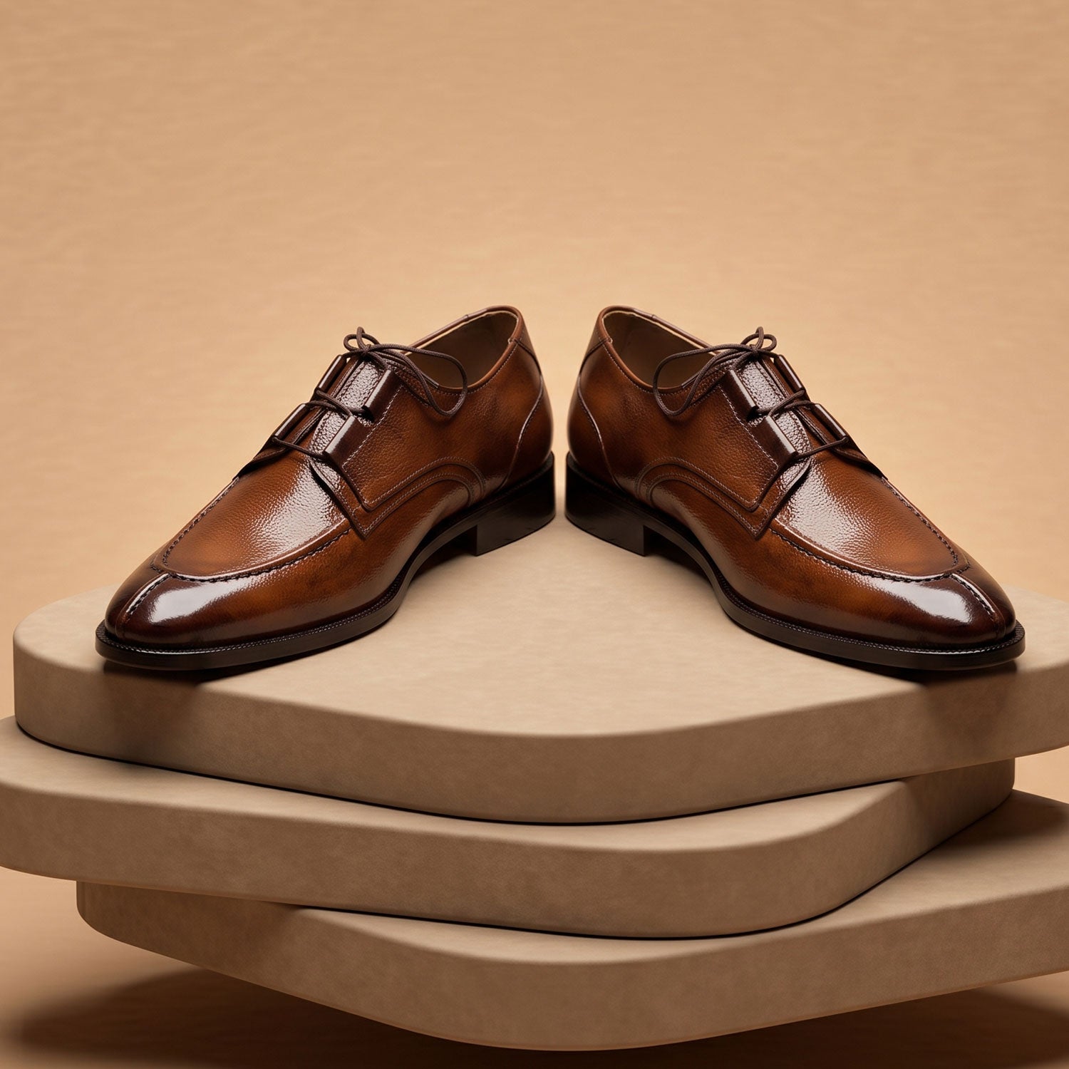 Mild Leather Lace Shoe brown 008