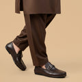Brn Buckle Laofers-5015
