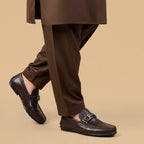 Brn Buckle Laofers-5015