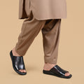 black with mahroon slipper 3012