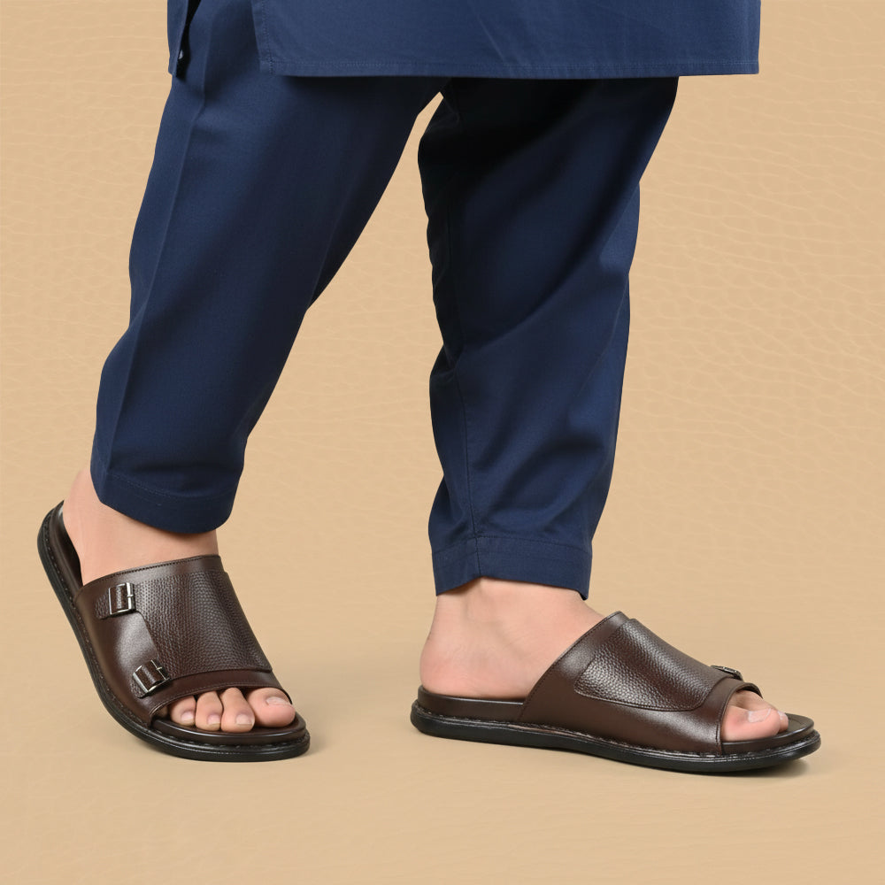 Double buckle brown-3008