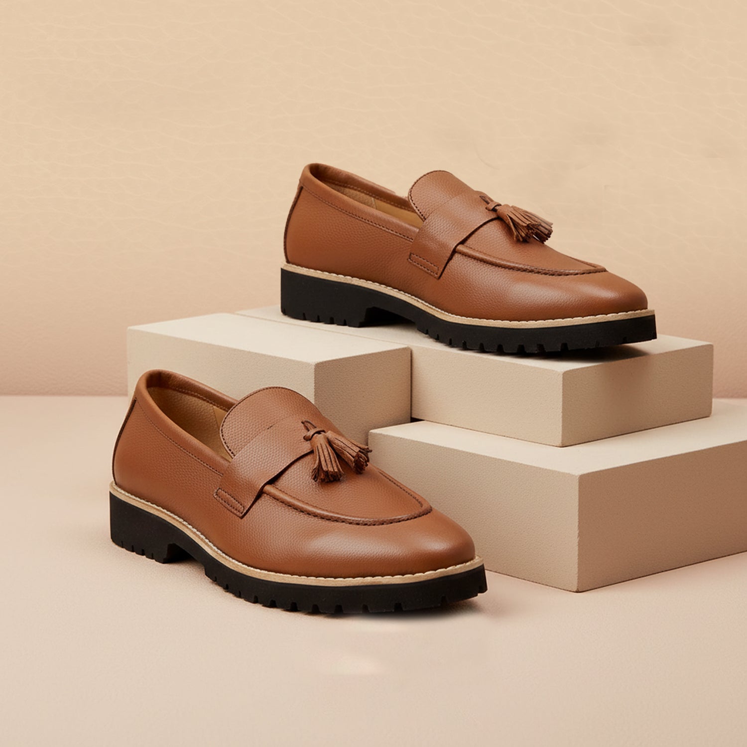 Casual Tassel Tan-020