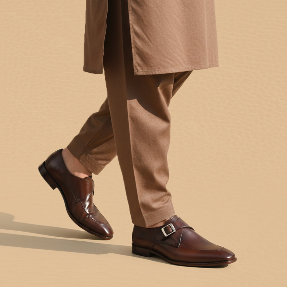 Gavello Monk Strap brown-004