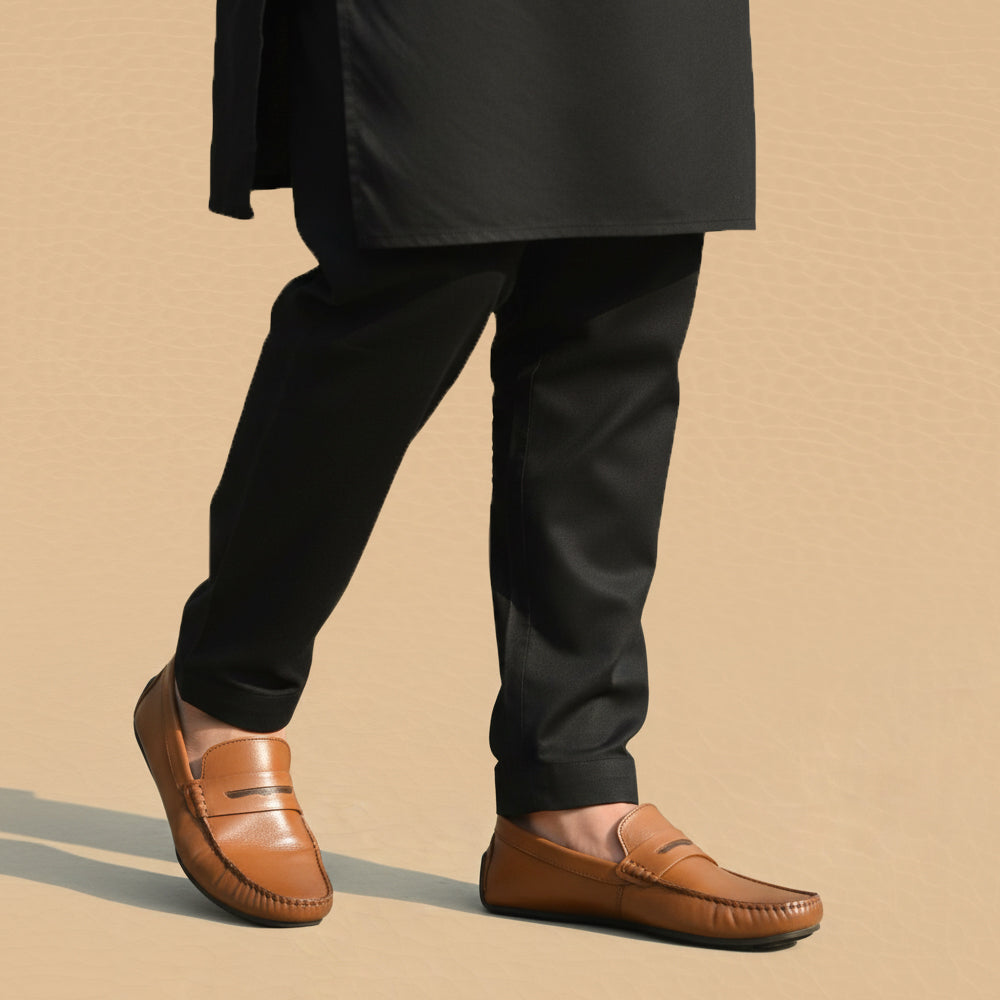 leather Stylish Loafers-5018