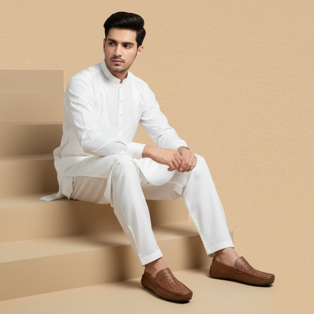 Leather Tunnel up tan-1164