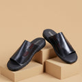 black with mahroon slipper 3012