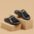 Slipper black with Suede 3006