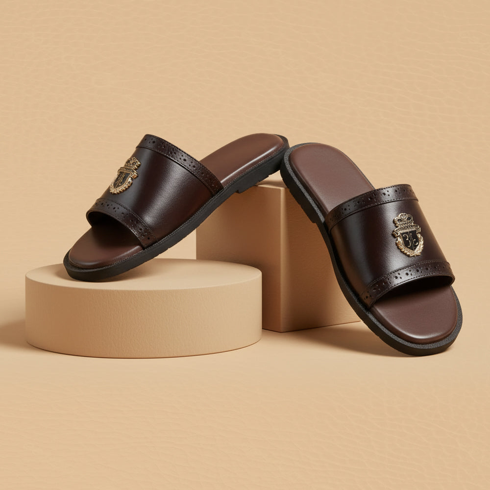 Slipper Brown-3002