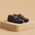 Brn Buckle Laofers-5015