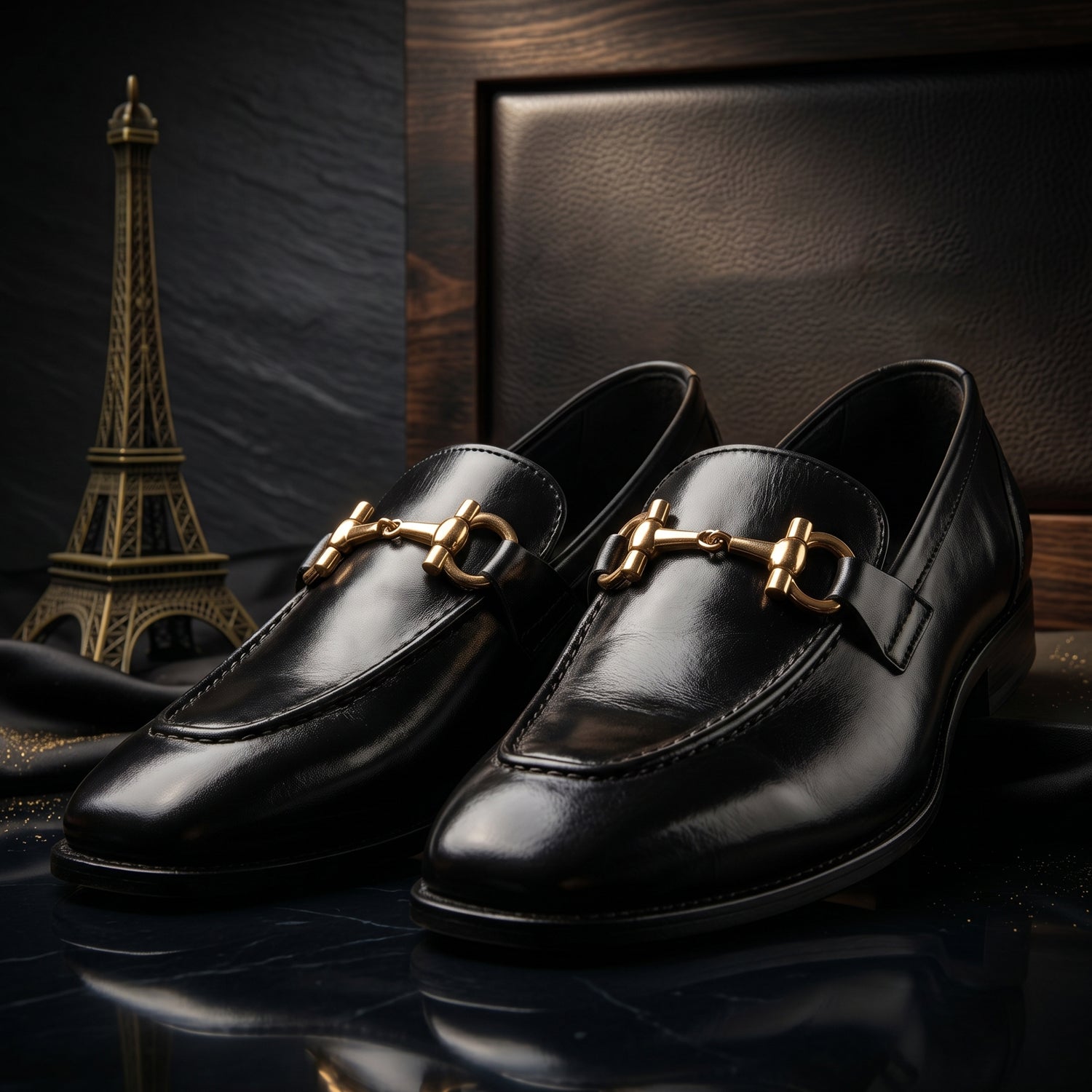 Gucci buckle BLACK-030