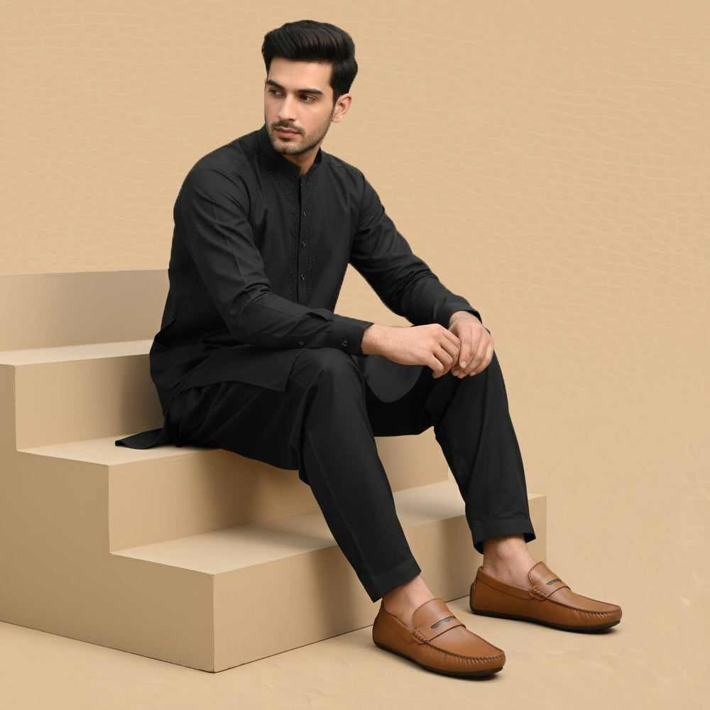 leather Stylish Loafers-5018
