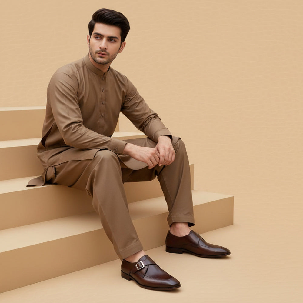 Gavello Monk Strap brown-004