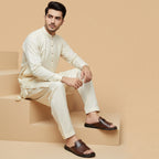 Leather Slipper Brown-3009