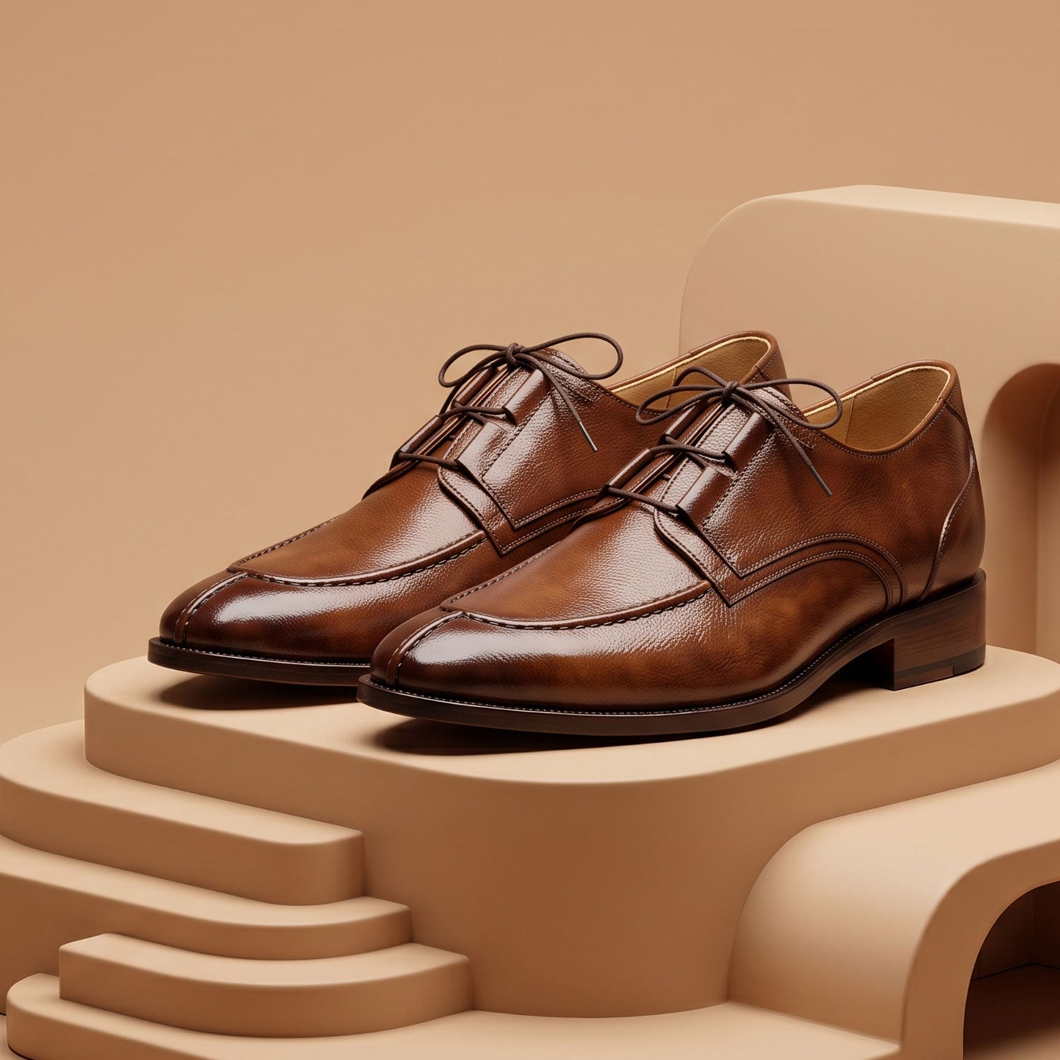 Mild Leather Lace Shoe brown 008