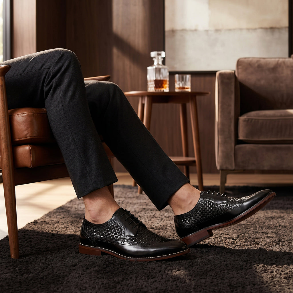 Signature Croco Oxford-black-028