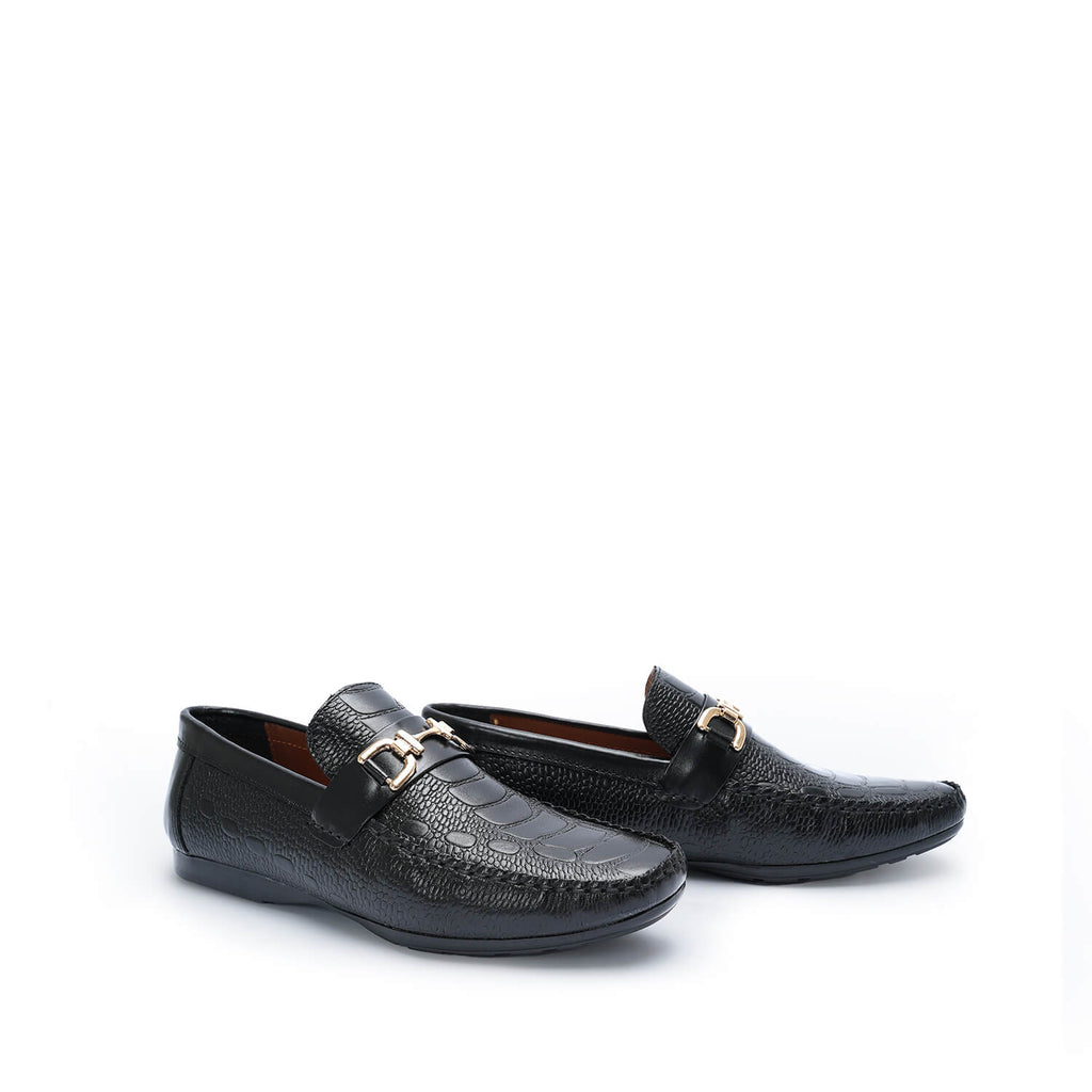 Leather Crocodile Black-5016