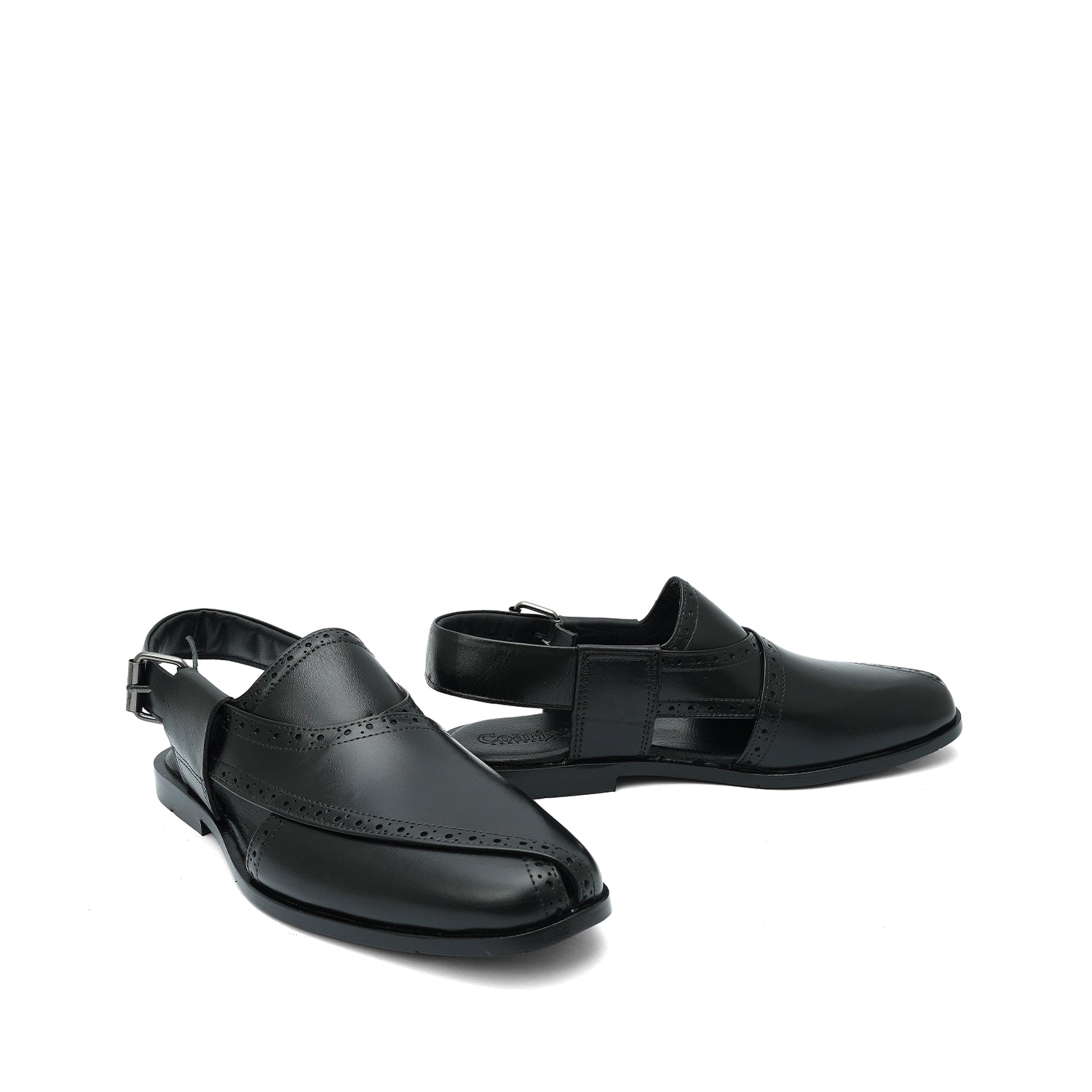 Brogue Peshawari black -1012