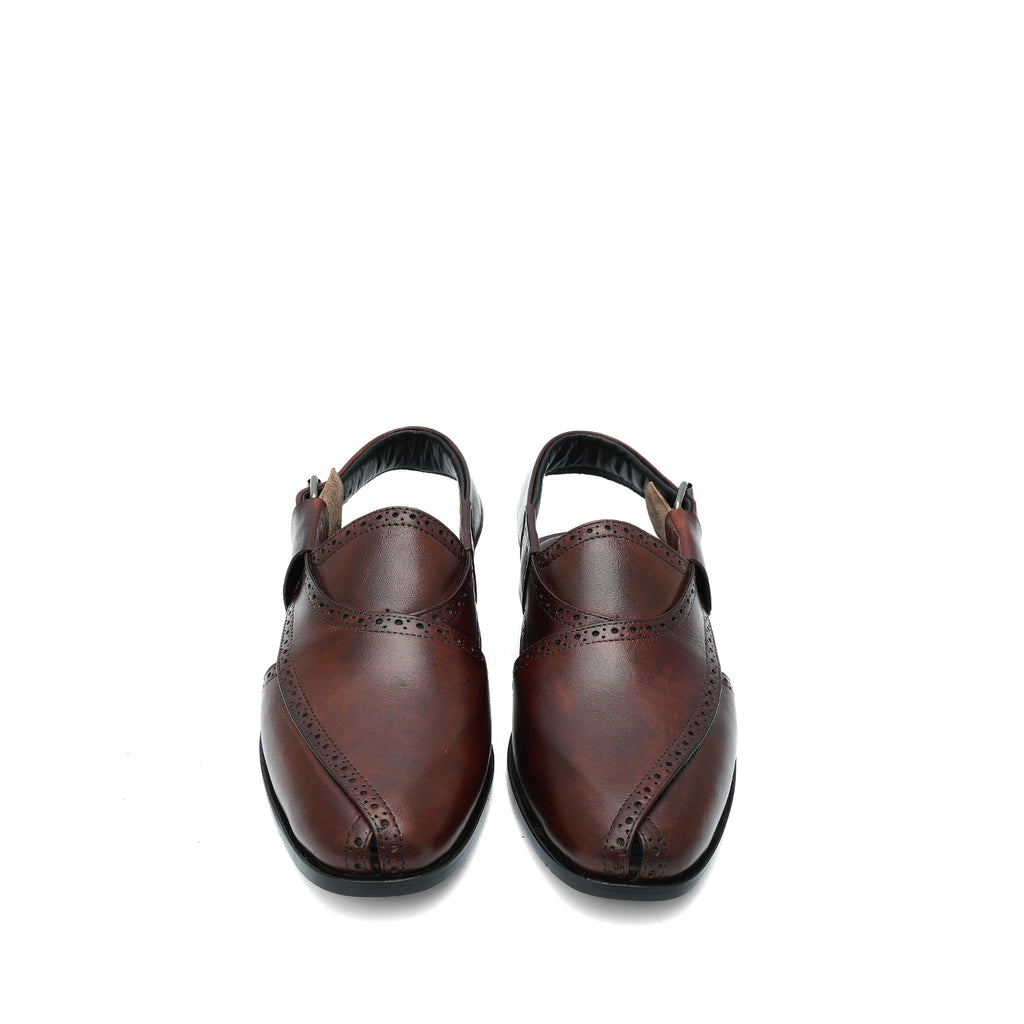 Brogue Peshawari brown-1012