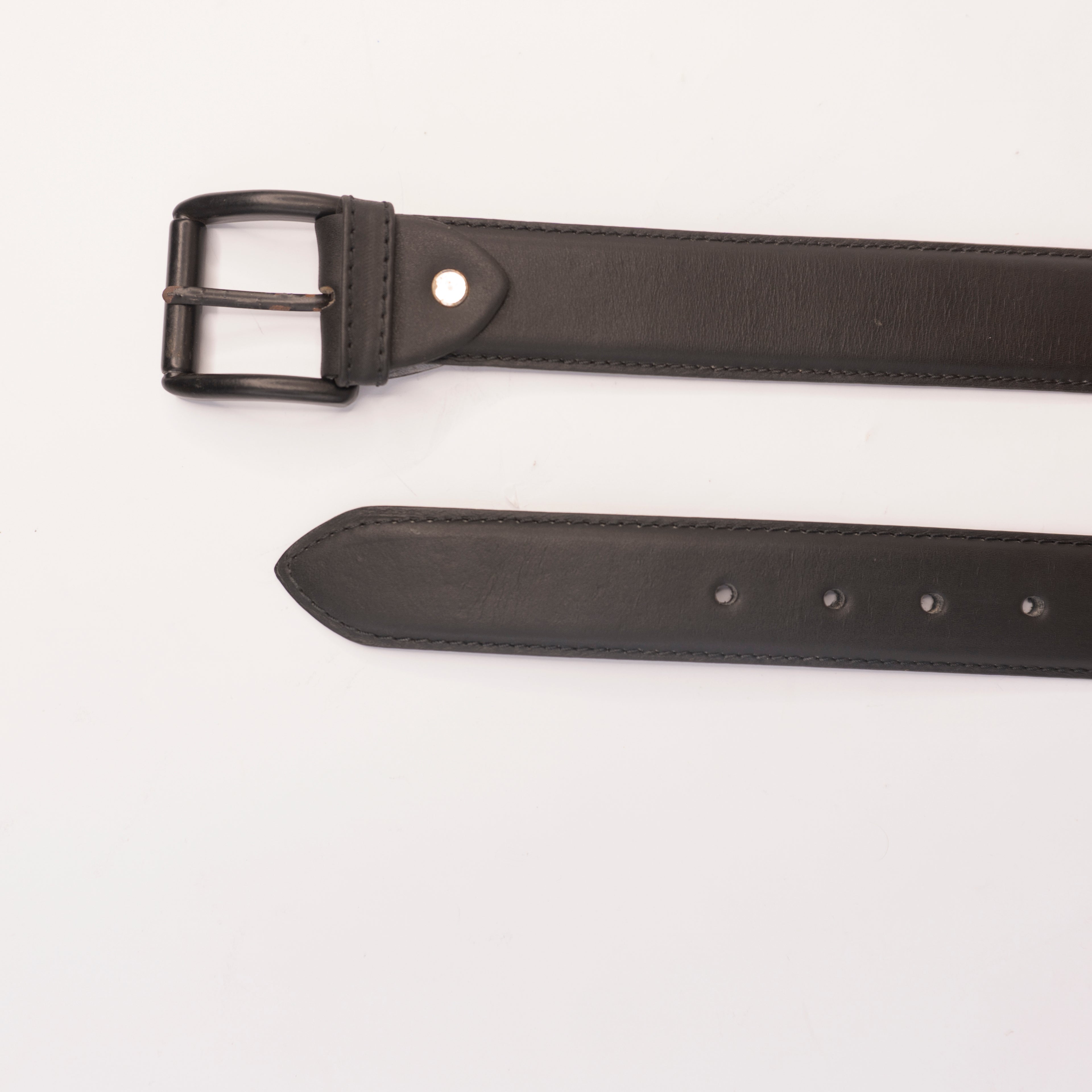 Leather Black Belt blk-6502