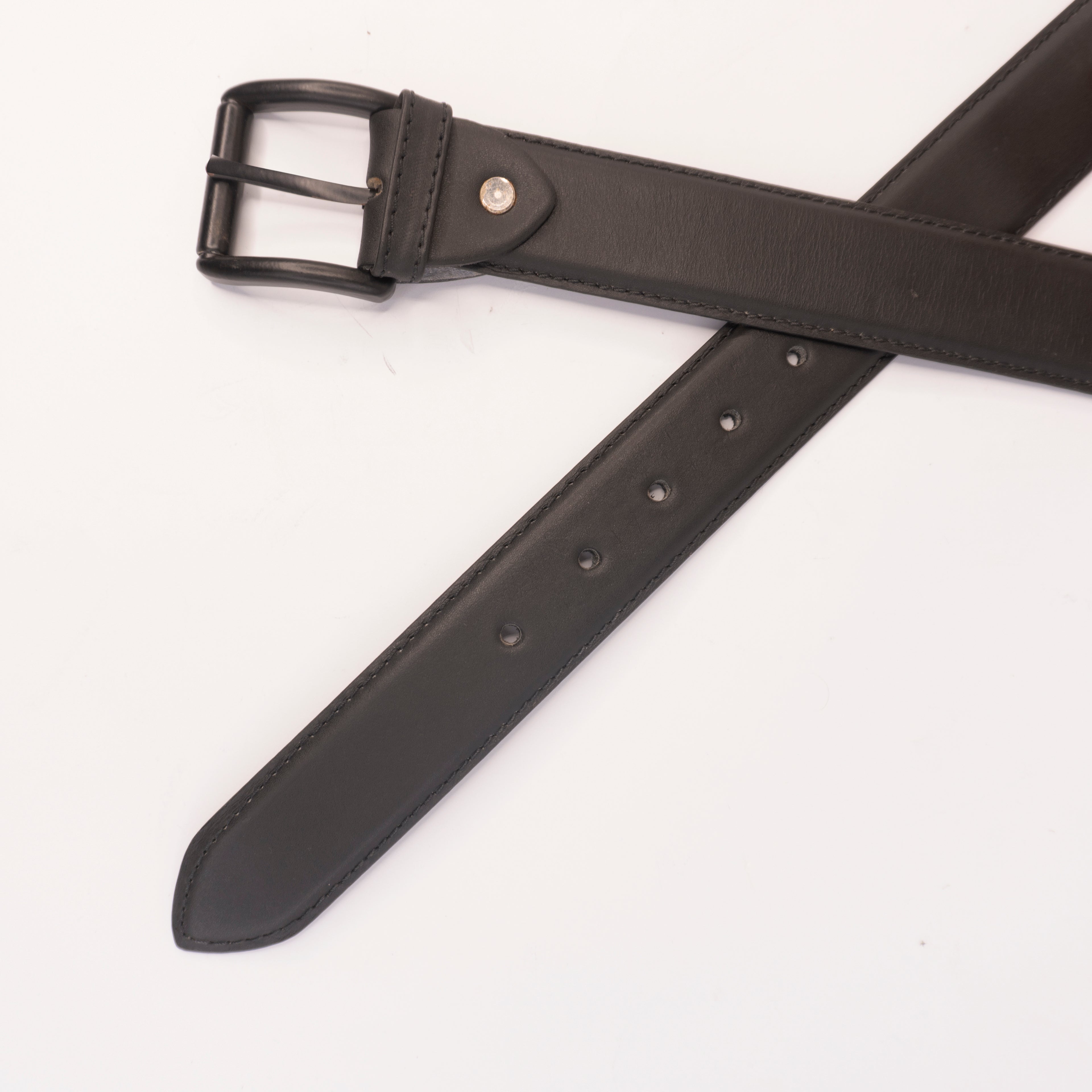 Leather Black Belt blk-6502