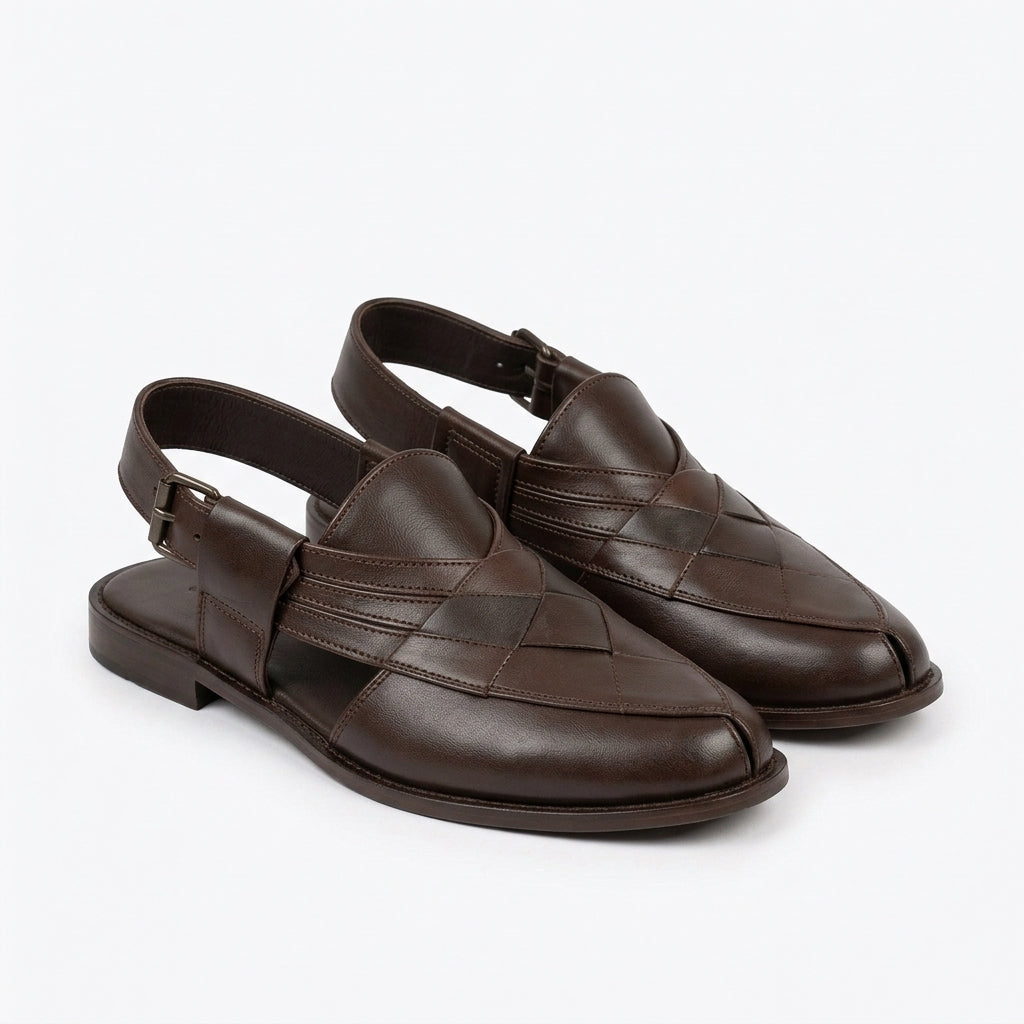 Regal Cut Pashwari Brown 1003