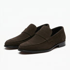 Casual suede Leather Brown 012