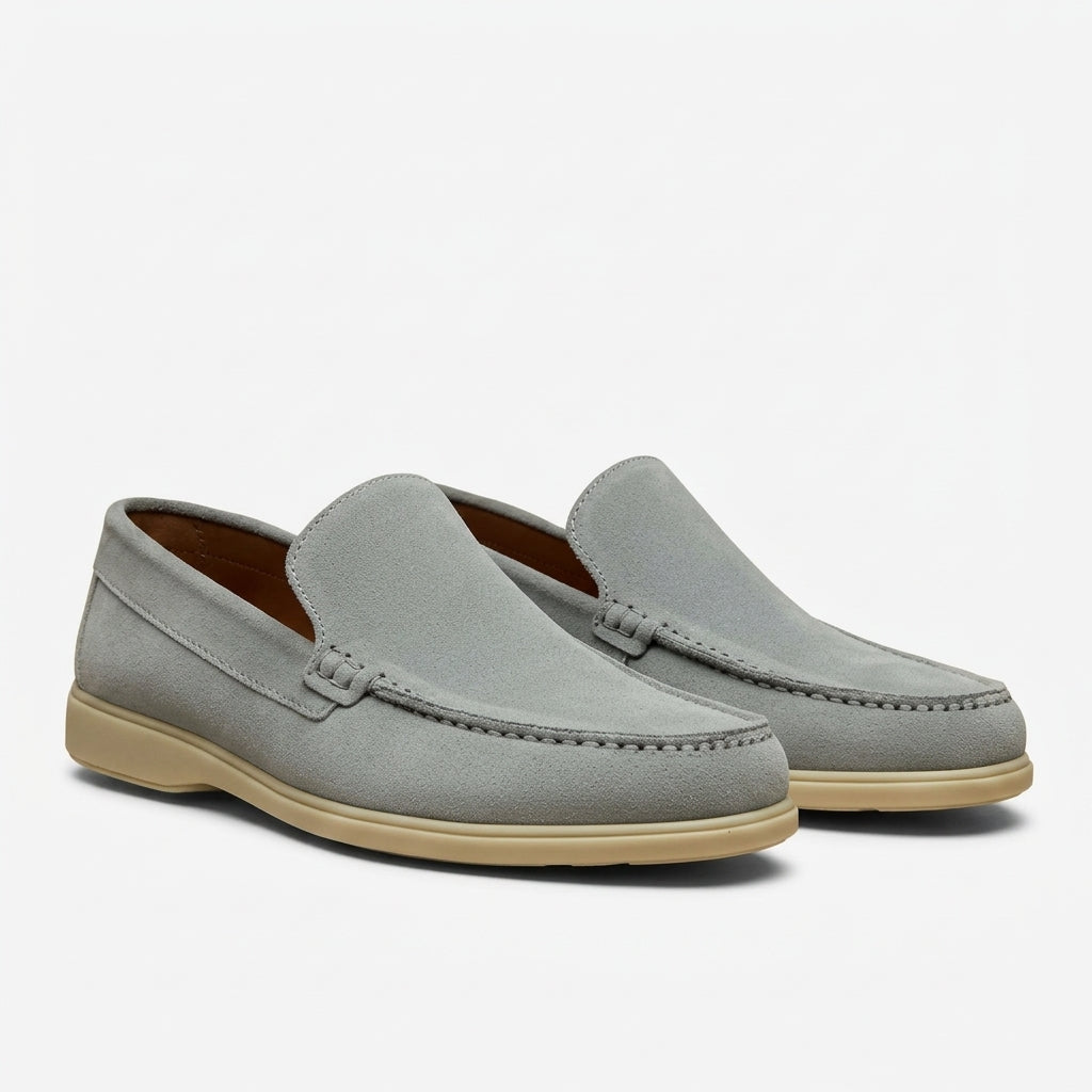 Summer Walk Suede Leather Grey 4002