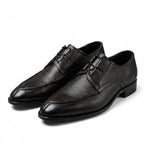 Mild Leather Lace Shoe BLack-008