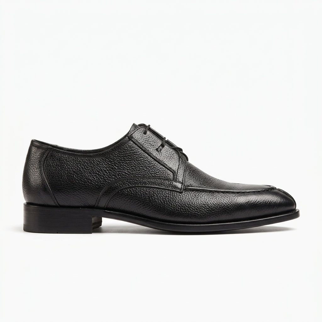 Mild Leather Lace Shoe BLack-008