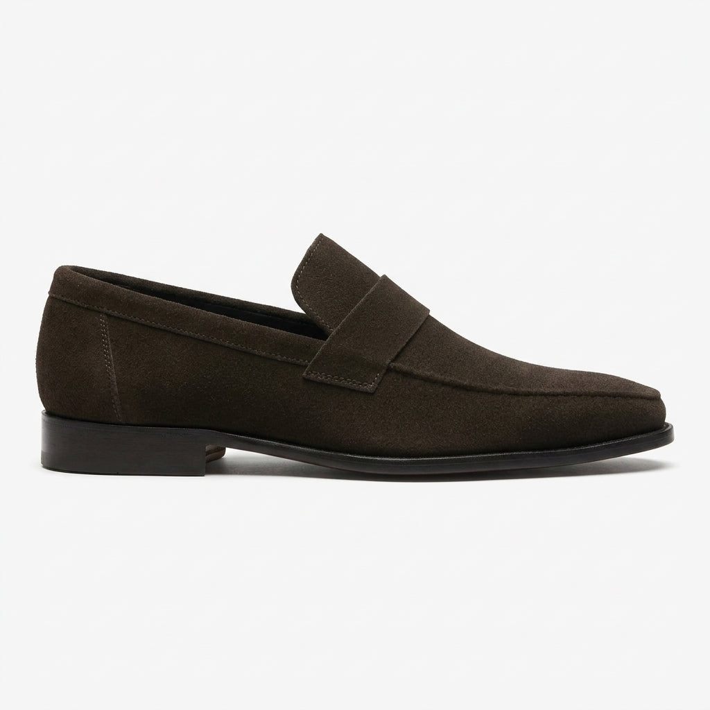 Casual suede Leather Brown 012