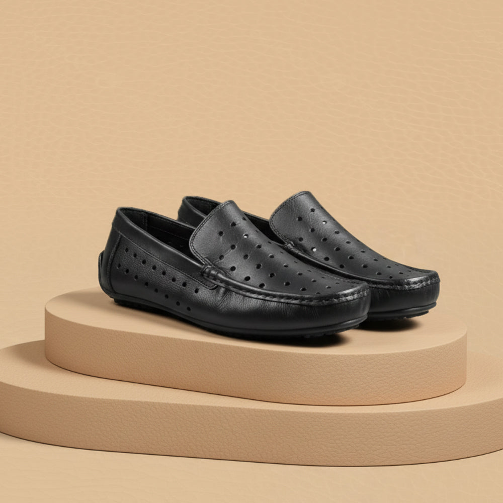 Leather Tunnel up Black -1164