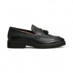 Leather Chunky Tassel blk-018