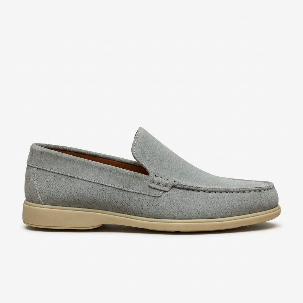 Summer Walk Suede Leather Grey 4002
