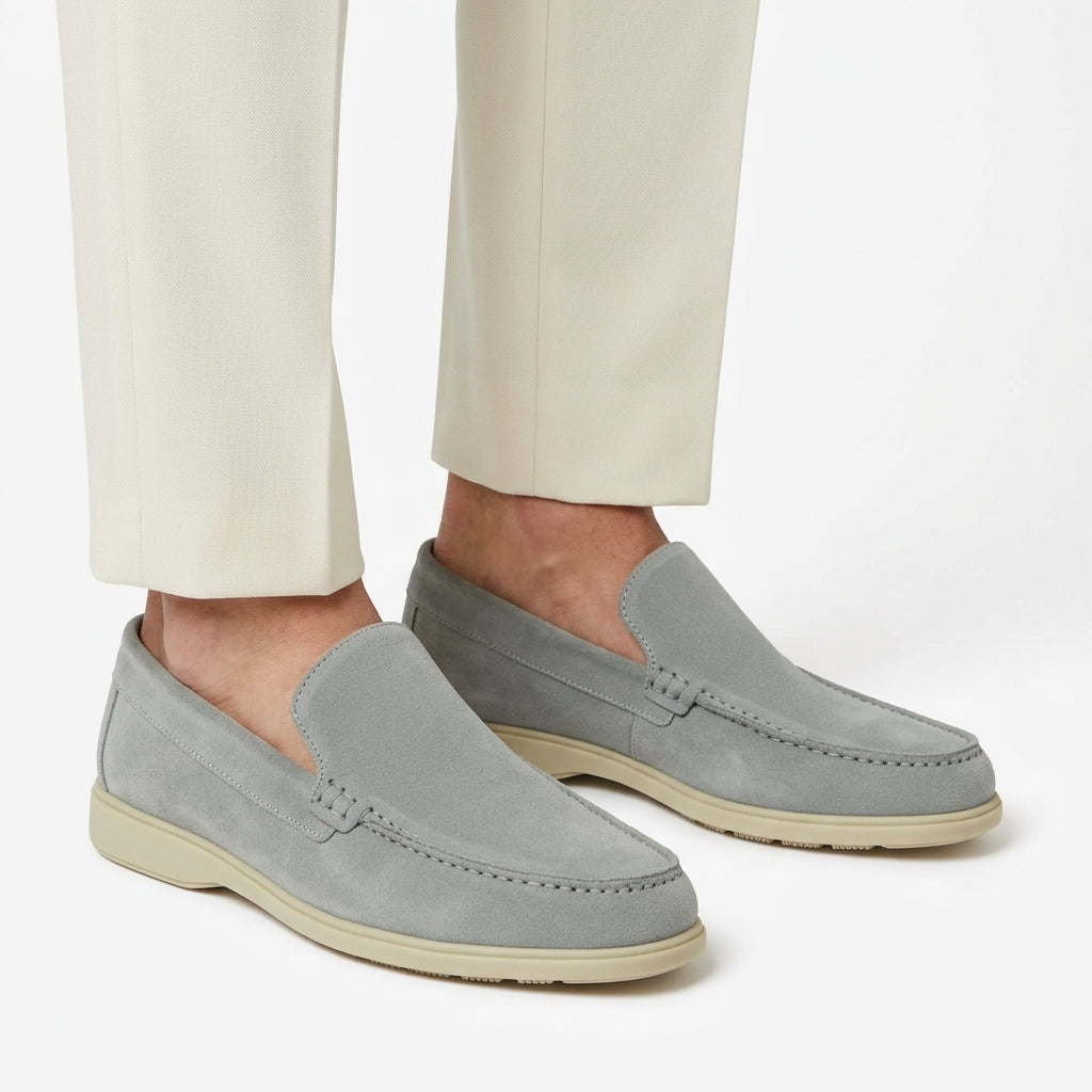 Summer Walk Suede Leather Grey 4002