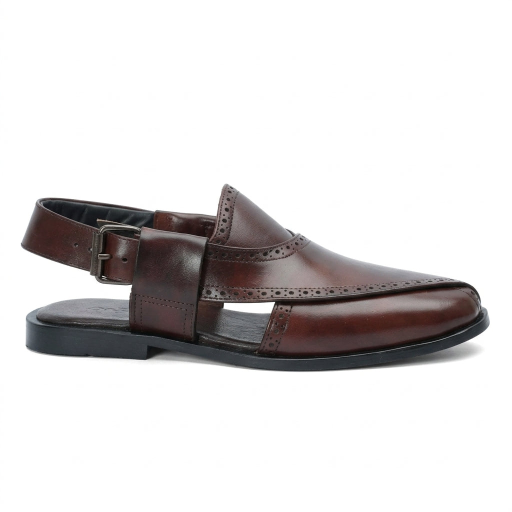 Brogue Peshawari mahroon-1012
