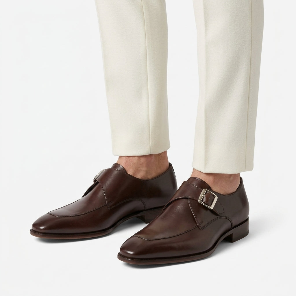 Gavello Monk Strap brown-004