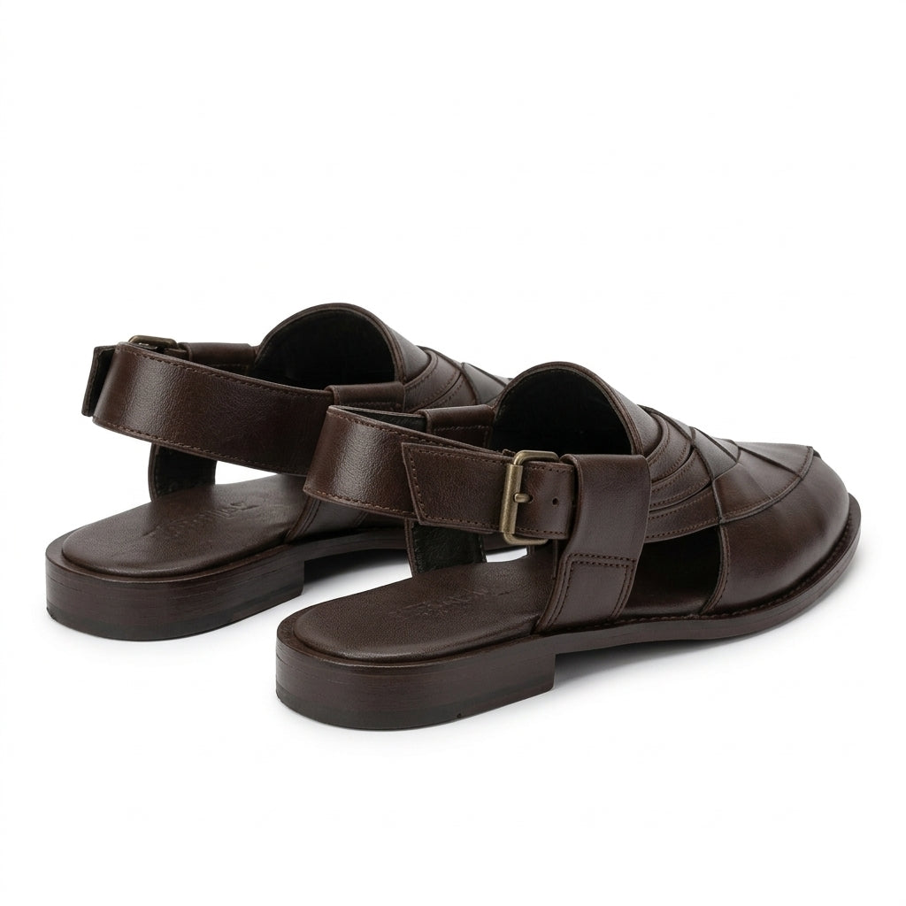 Regal Cut Pashwari Brown 1003