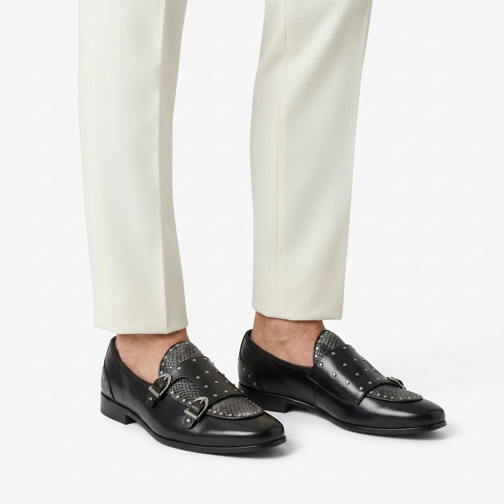 Double monk with cocas black 009