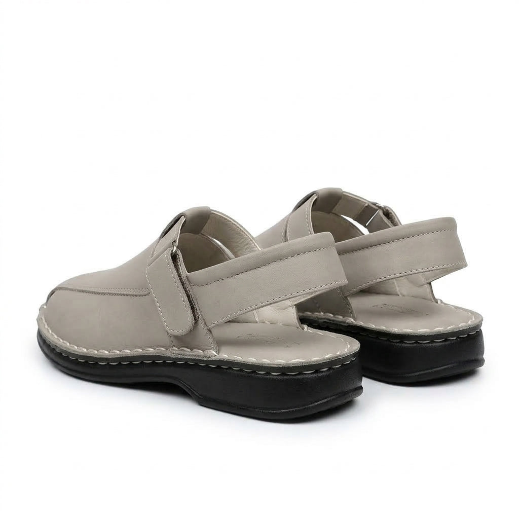 Nubuck Leather Grey 1005