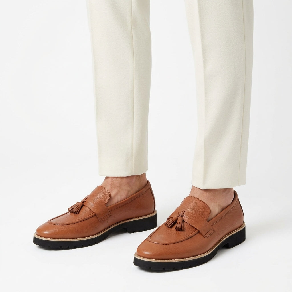 Casual Tassel Tan-020
