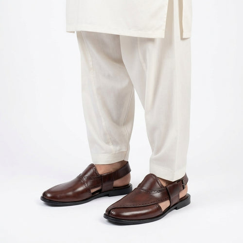 Brogue Peshawari mahroon-1012