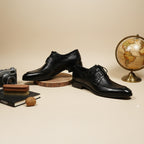 Mild Leather Lace Shoe BLacK-008