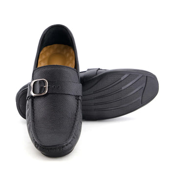 Side Buckle Loafers-5012
