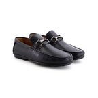 Blk Buckle Laofers-5015