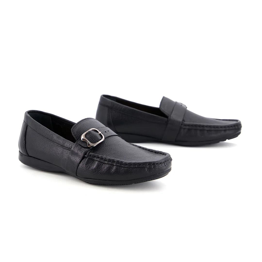 Side Buckle Loafers-5012