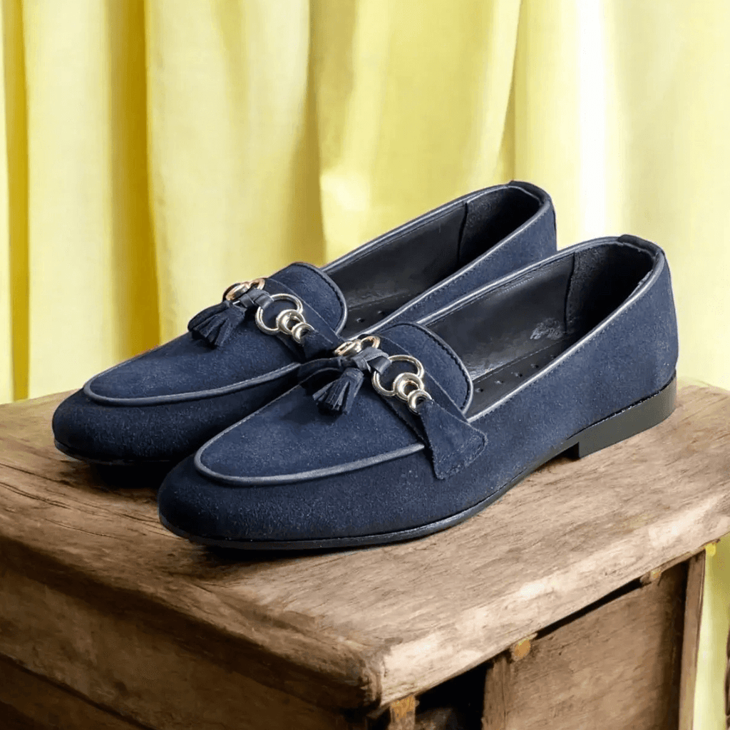 Casual Suede Leather Blue 011