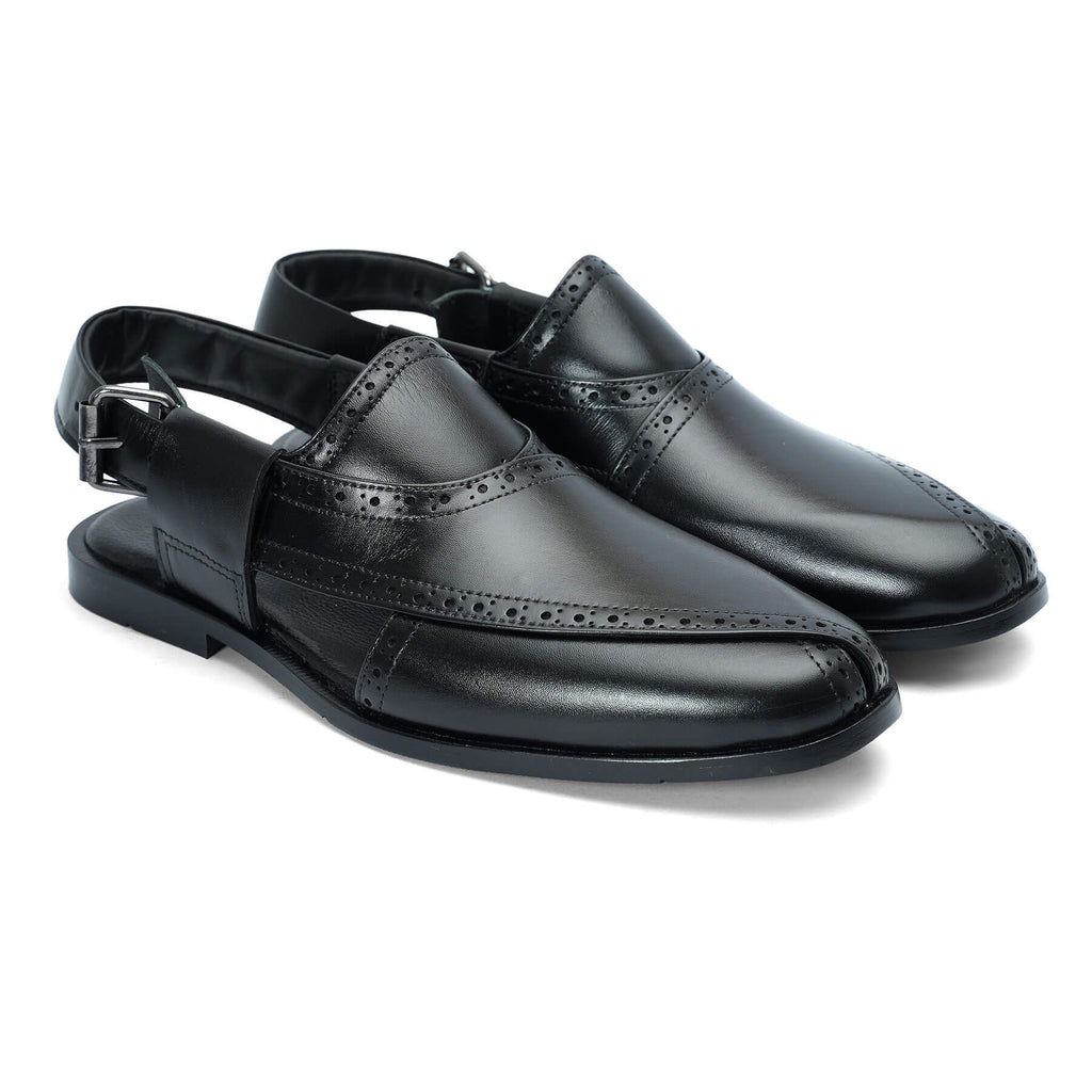 Brogue Peshawari black -1012